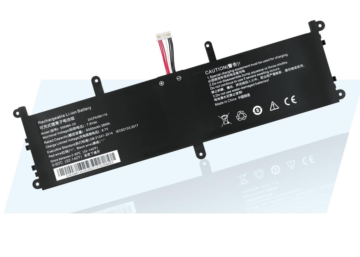 (imagen para) Bater&iacute;a para 5059B4-2S Chuwi GemiBook 13.3 Inch CWI528, Pro 14 CWI529 7.6V 38Wh