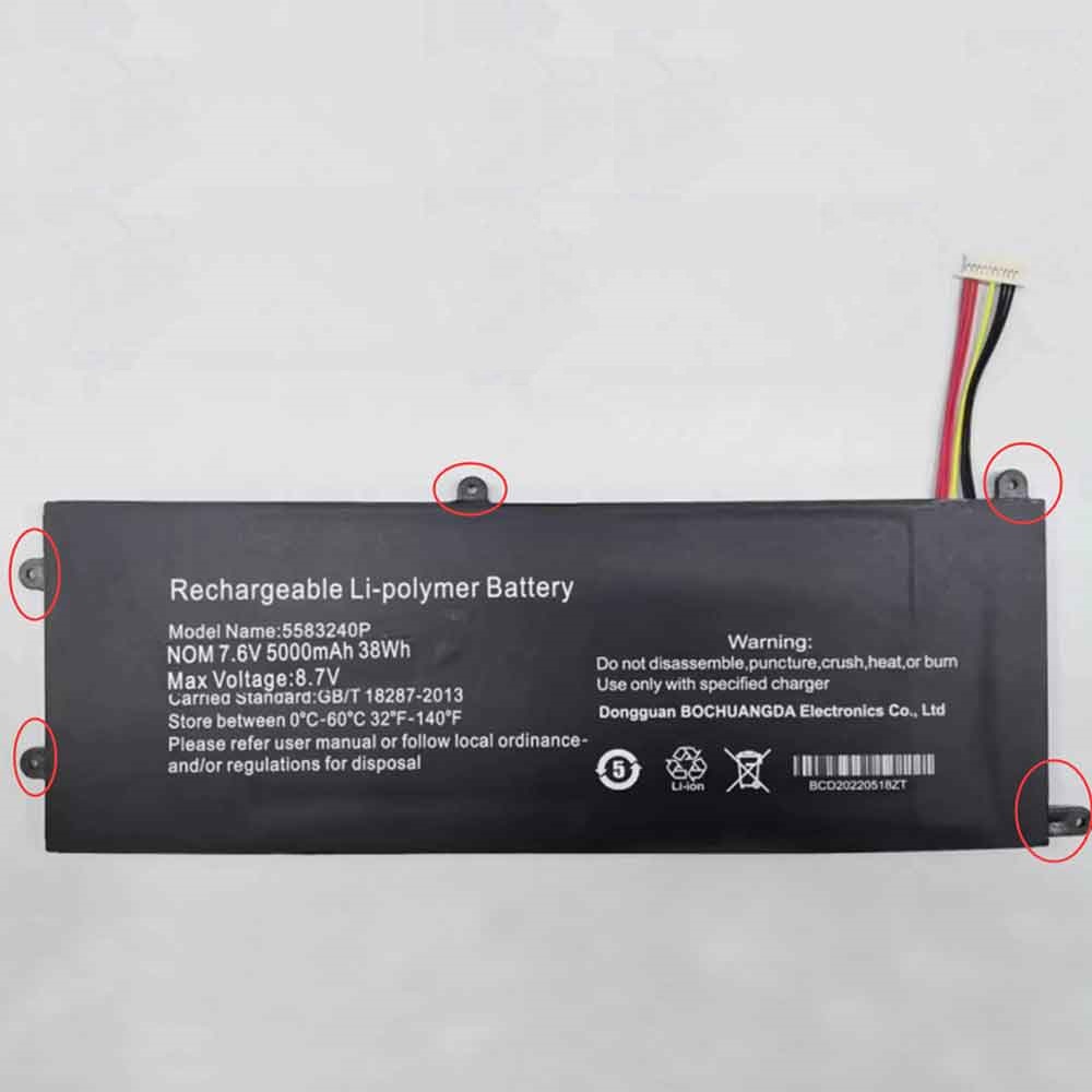 (imagen para) Bater&iacute;a para 7.6V 5583240P Thomson X15i5-8TU512 NEO X15 15I-8BK1T