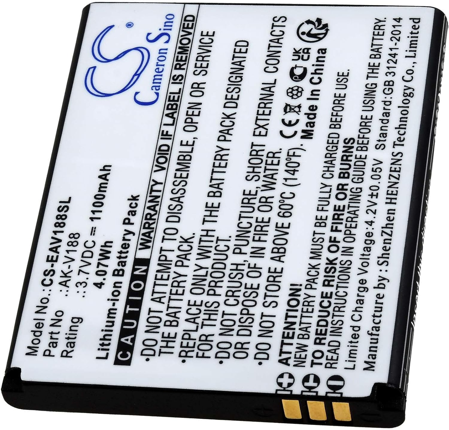 (imagen para) Bater&iacute;a para 3,7V Li-Ion Emporia Touch Smart TouchSmart AK-V188 AKV188 