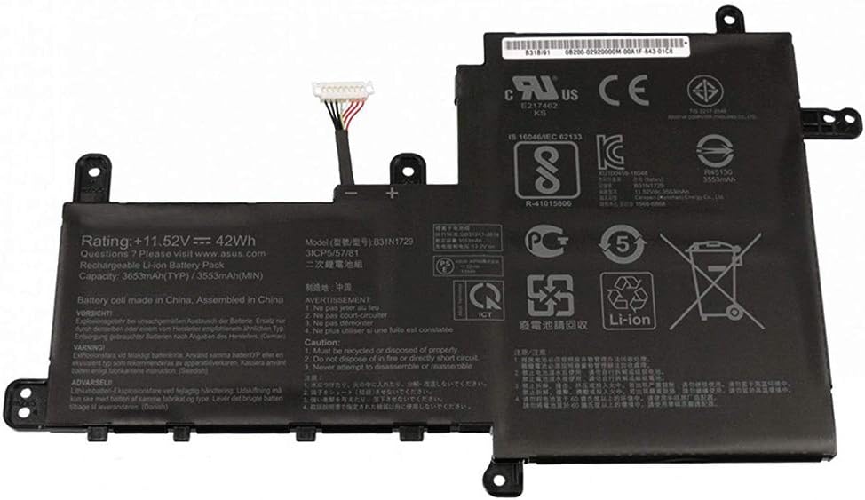 (imagen para) Bater&iacute;a para B31N1729 ASUS VivoBook S15 S530 S530UA S530UN S530UN-BQ097T X530FN X530FN-1A X530FN-1B X530FN-1D