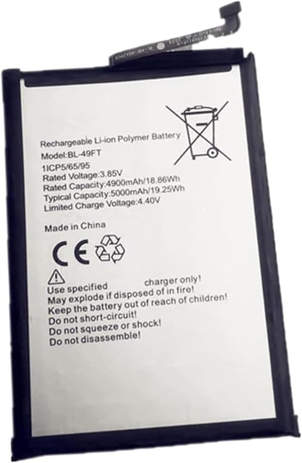 (imagen para) Bater&iacute;a para 3.85V BL-49FT Infinix Hot 9 X655 X650/Tecno Hot8Lite 