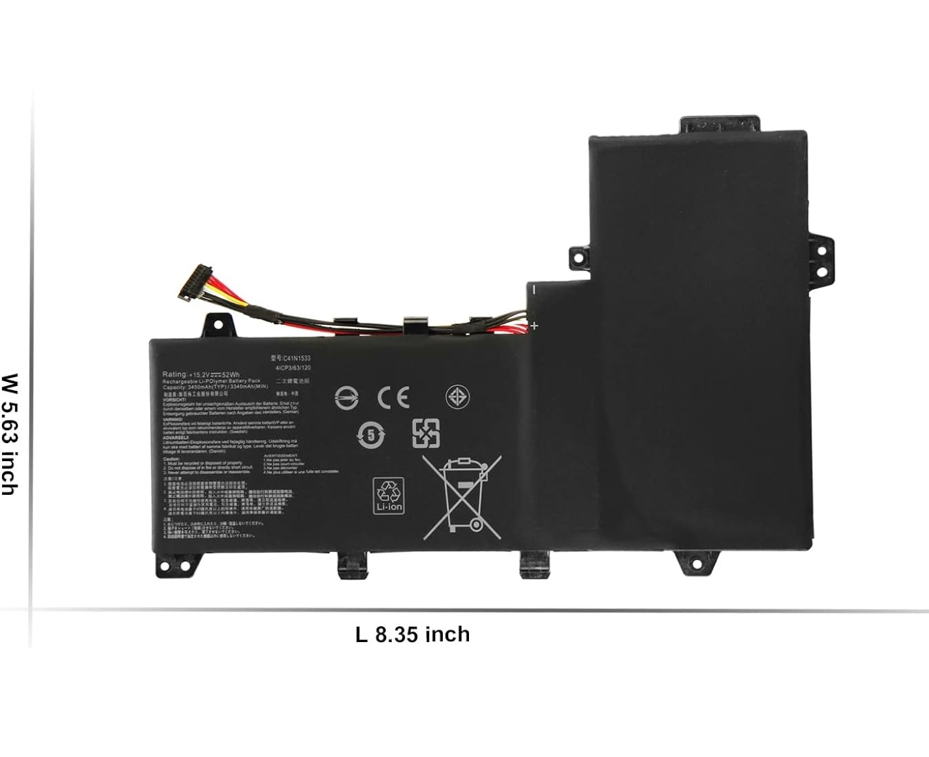 Imágenes Adicionales Modales para Bater&iacute;a para C41N1533 Asus ZenBook Flip Q524UQ BBI7T14 UX560UQ UX560UX Zenfone Flip UX560UX FJ020R FZ017T 0B200-02010200