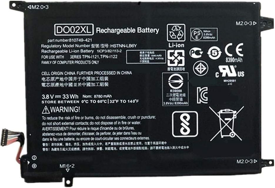 (imagen para) Bater&iacute;a para DO02XL HP Pavilion X2 10-j024tu 10-j025tu/n013dx/n030ca HSTNN-DB7E