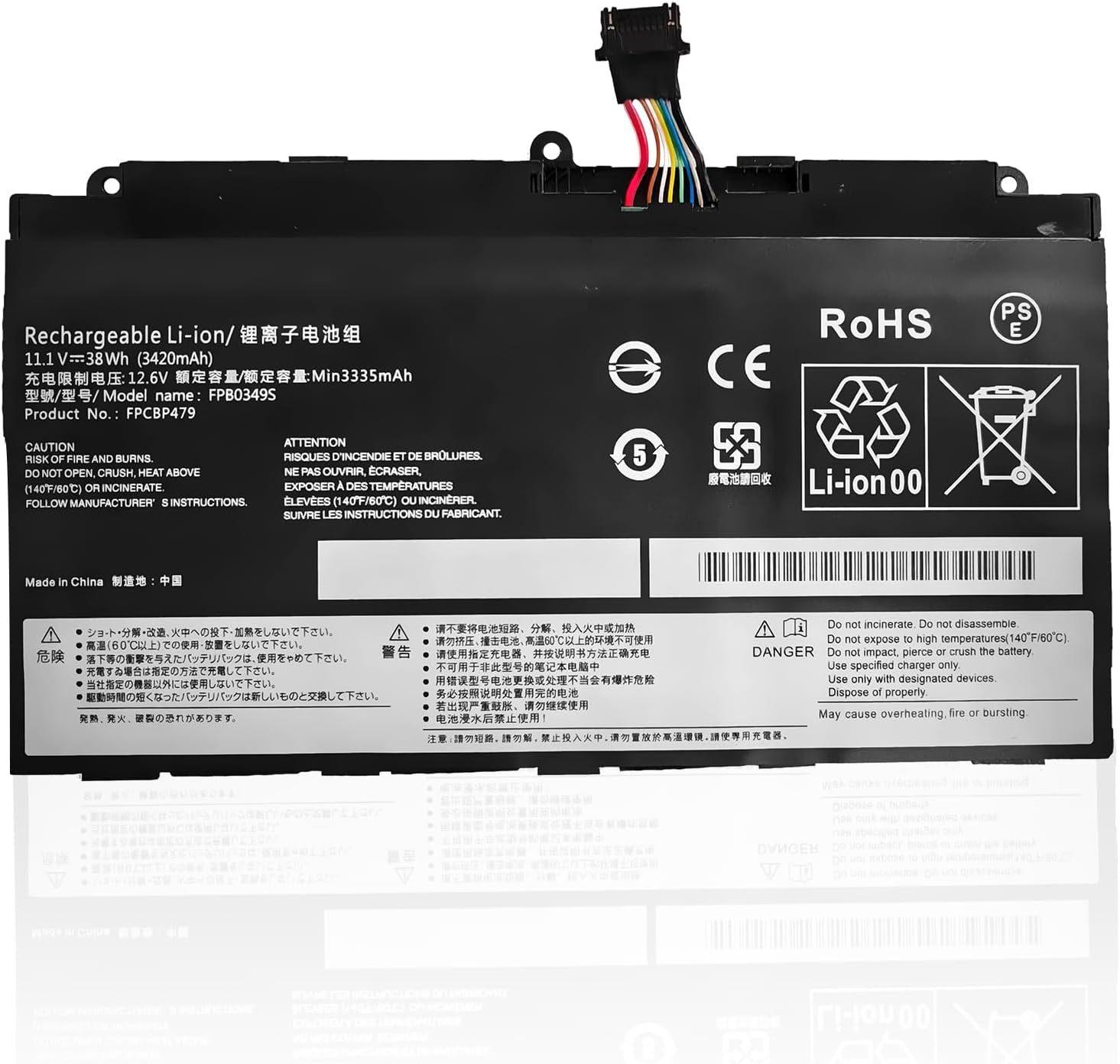 (imagen para) Bater&iacute;a para FPB0349S FPCBP479 FPB0326S Fujitsu Stylistic Q665 Q739 Q738 Q616 Series