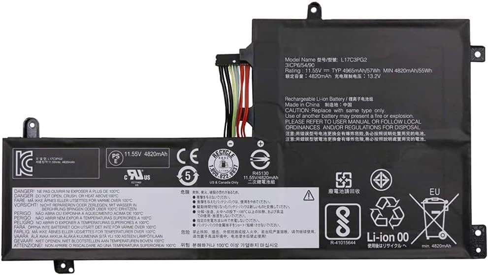 (imagen para) Bater&iacute;a para 11.4V L17C3PG2 L17C3PG1 Lenovo Legion Y530 Y730 Y740-15IC