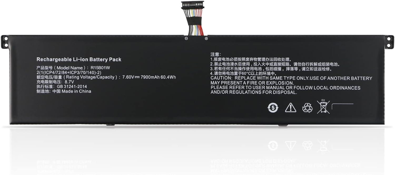 (imagen para) Bater&iacute;a para R15B01W Xiaomi Mi Notebook Pro 15.6-inch GTX Timi TM1701 MX150 MX250 MX350 i3-8130U i5-8250U i5-10210U i7-8550U i7-10510U
